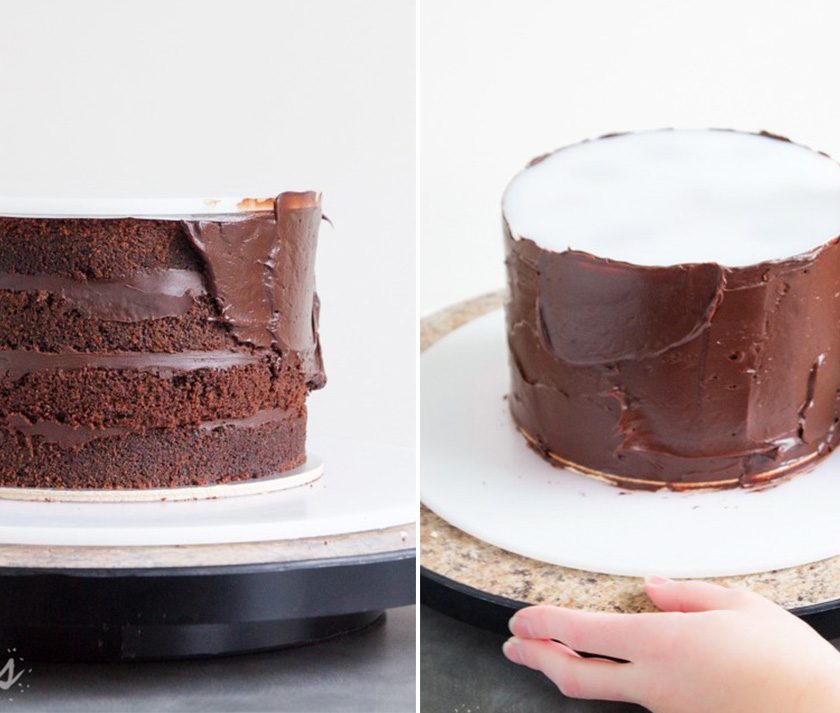 Tutorial: How to Ganache a Cake