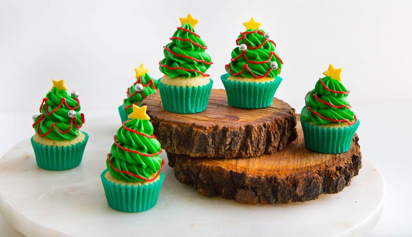 Christmas Tree Cupcakes Recipe