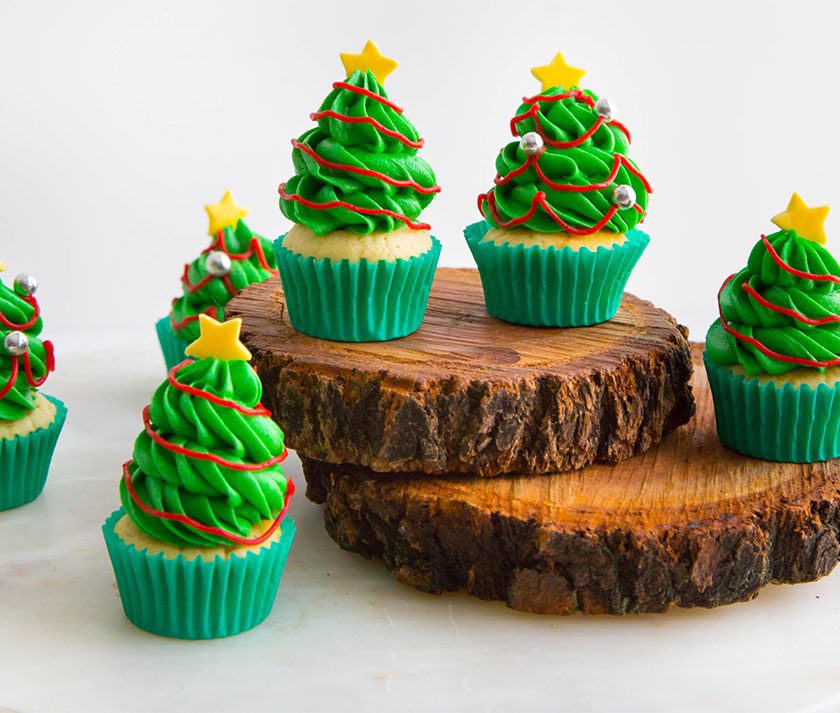 Christmas Tree Cupcakes Recipe