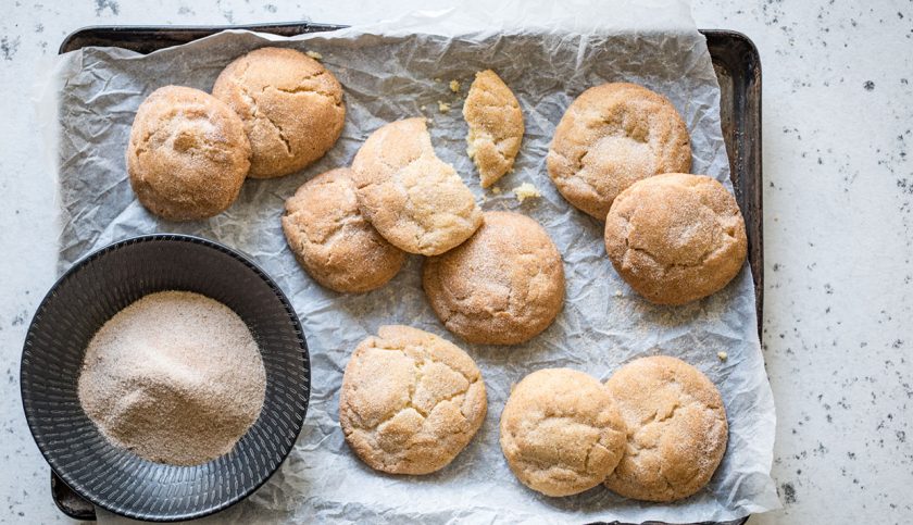 vanilla bean cinnamon snickerdoodles