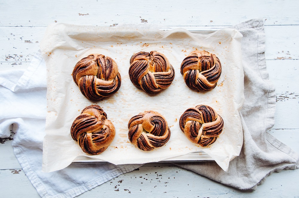 chocolate brioche wreaths