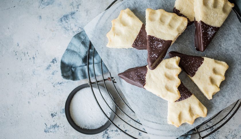 Chocolate Dipped Scottish Shortbread Recipe