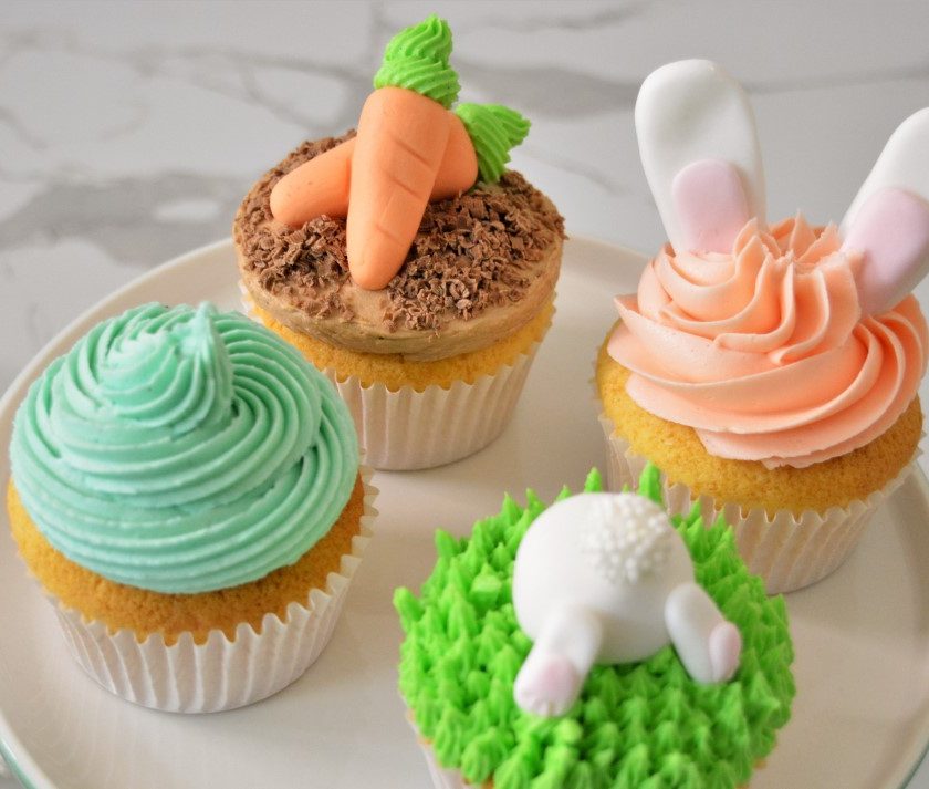 Easter Vanilla Cupcakes