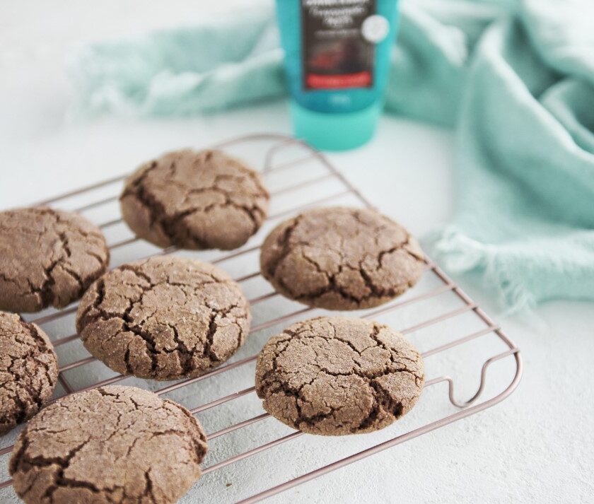 Dark choc cookies