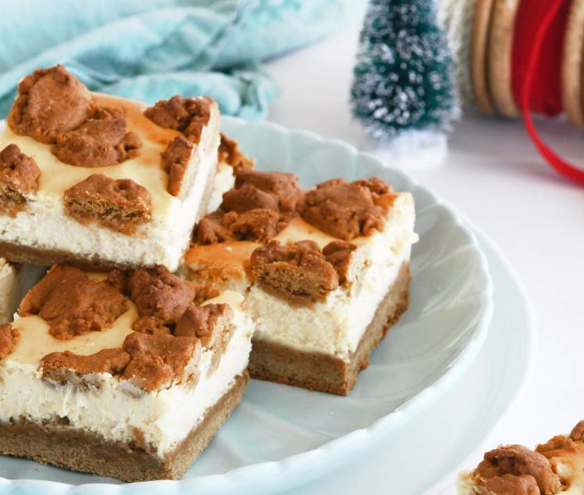 Gingerbread Cheesecake Slice