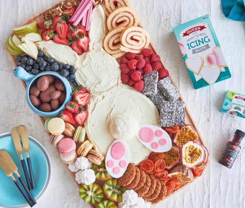 Easter Bunny Buttercream Board