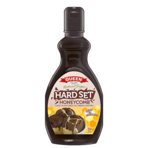 Reduced Sugar* Hard Set Choc Honeycomb Topping