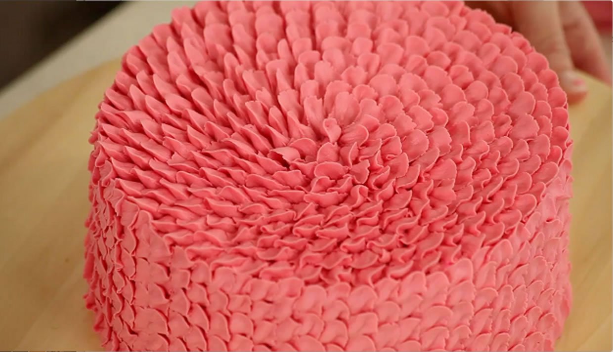 Tutorial Buttercream Petal Cake Queen Fine Foods