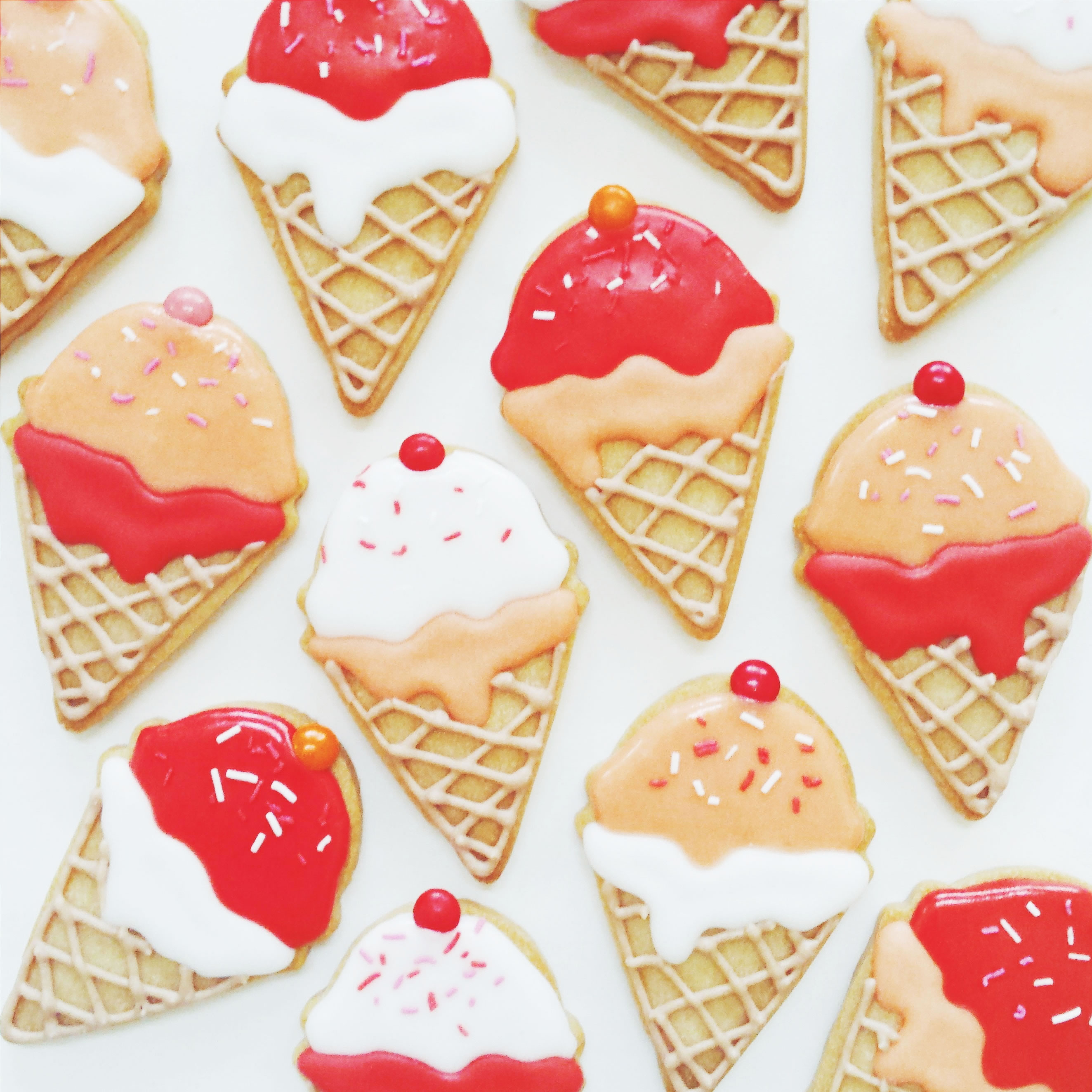 Ice-cream cookies